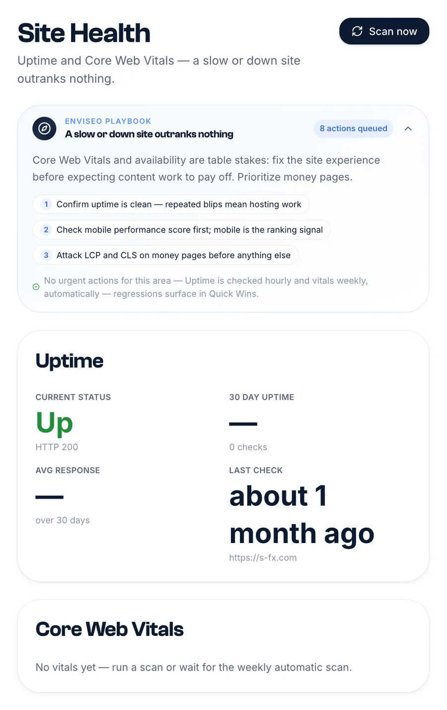 Site Health